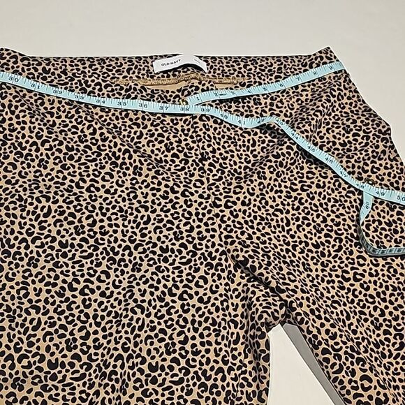 NWOT leopard pull on leggings by old navy size XL tall - Picture 7 of 8
